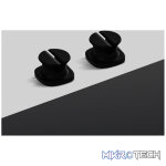 CO060 Mini Cable Organizer Clips - 4 Piece Set for Cable Management - Black - Image 5
